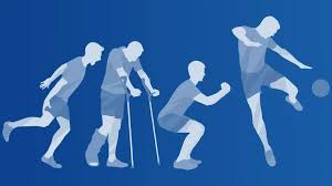 An illustration of a man who slowly started walking and ended with playing