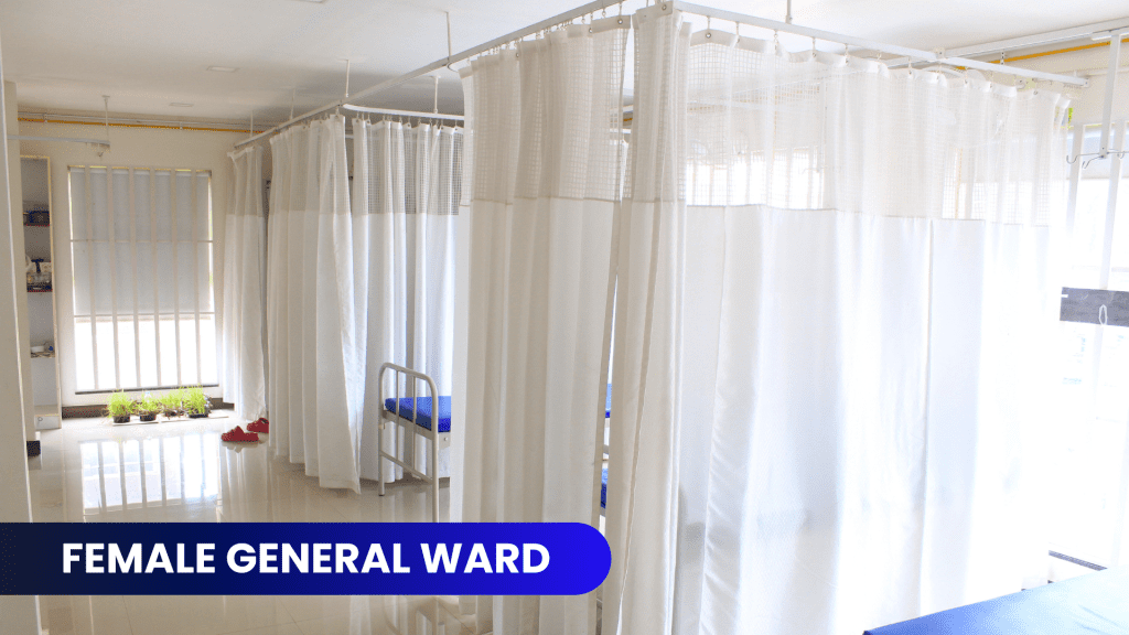 Female general ward in mind and brain hospital