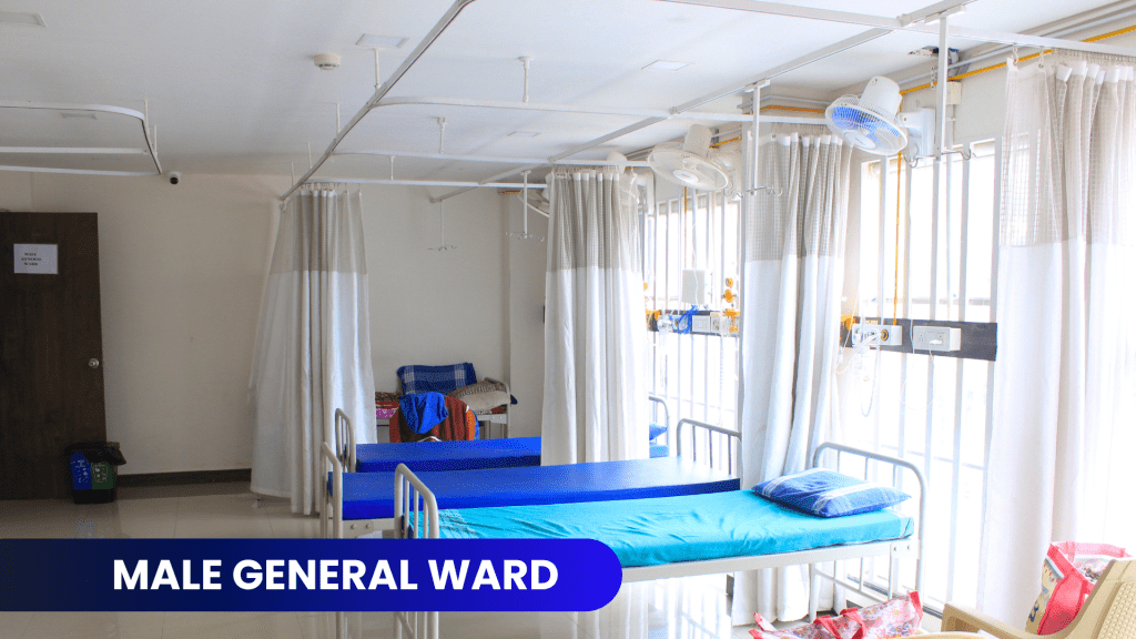 Male general ward in Mind and Brain hospital