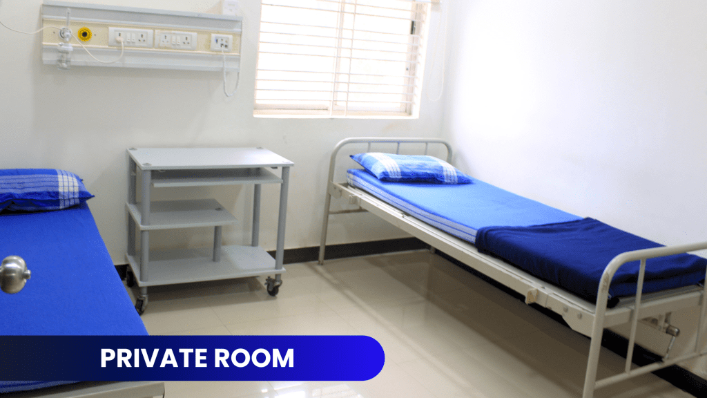 private ward in our 50 -bedded inpatient facility in Bangalore