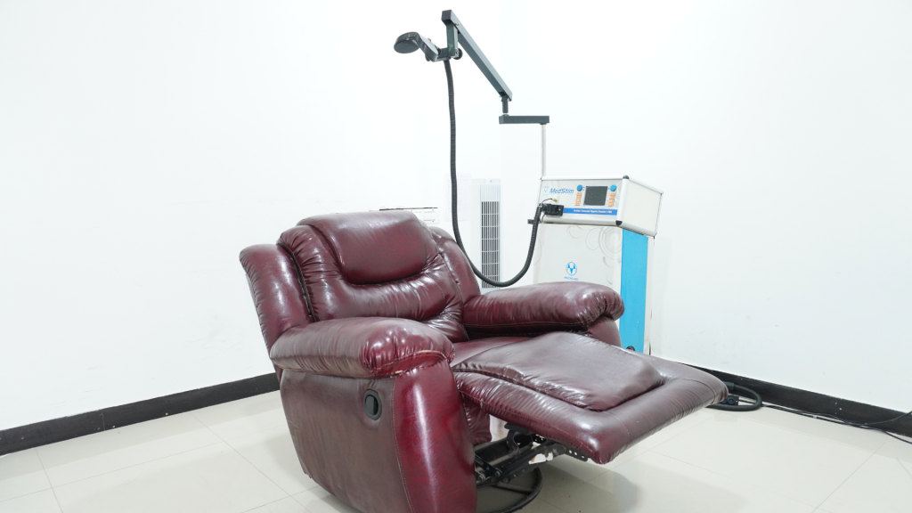 rTMS therapy session in Bangalore psychiatry hospital